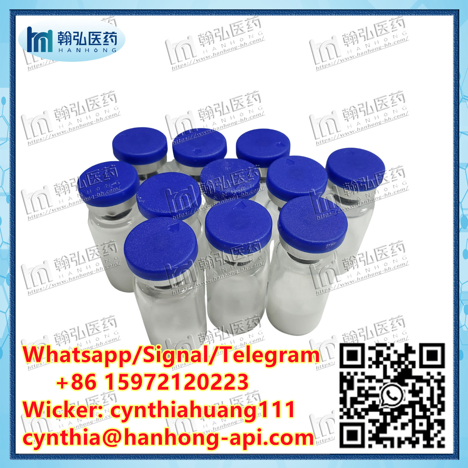 Human Growth Hormone (HGH) CAS 12629-01-5 Whatsapp: + 86 15972120223 Wicker: Cynthiahuang111